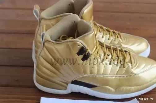 Authentic Air Gold 12 Jordan Pinnacle 0513